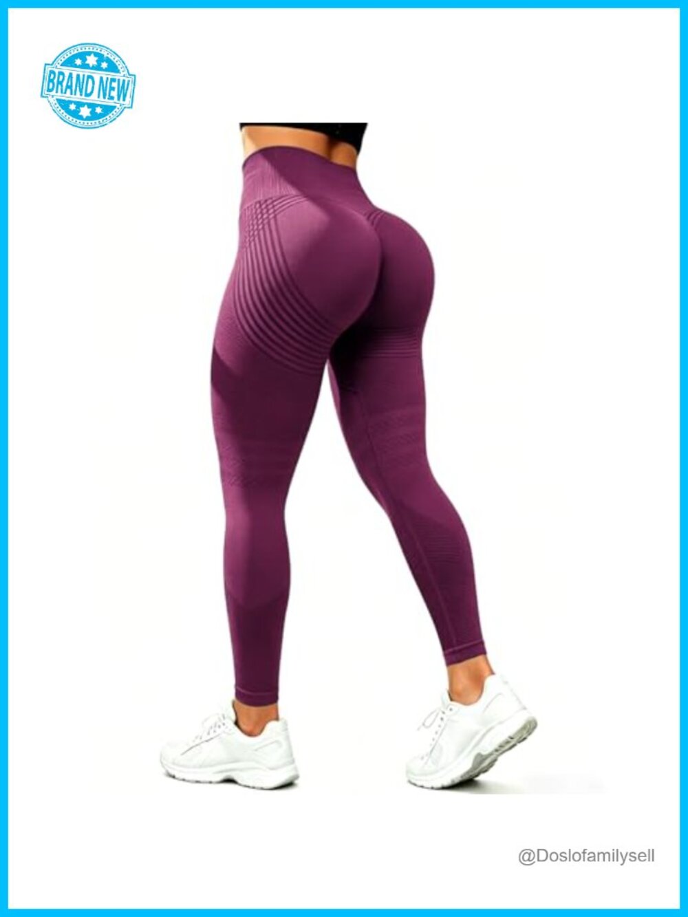 3D Compression Butt Lifting Leggings for Women Tummy Control High Waist Yoga